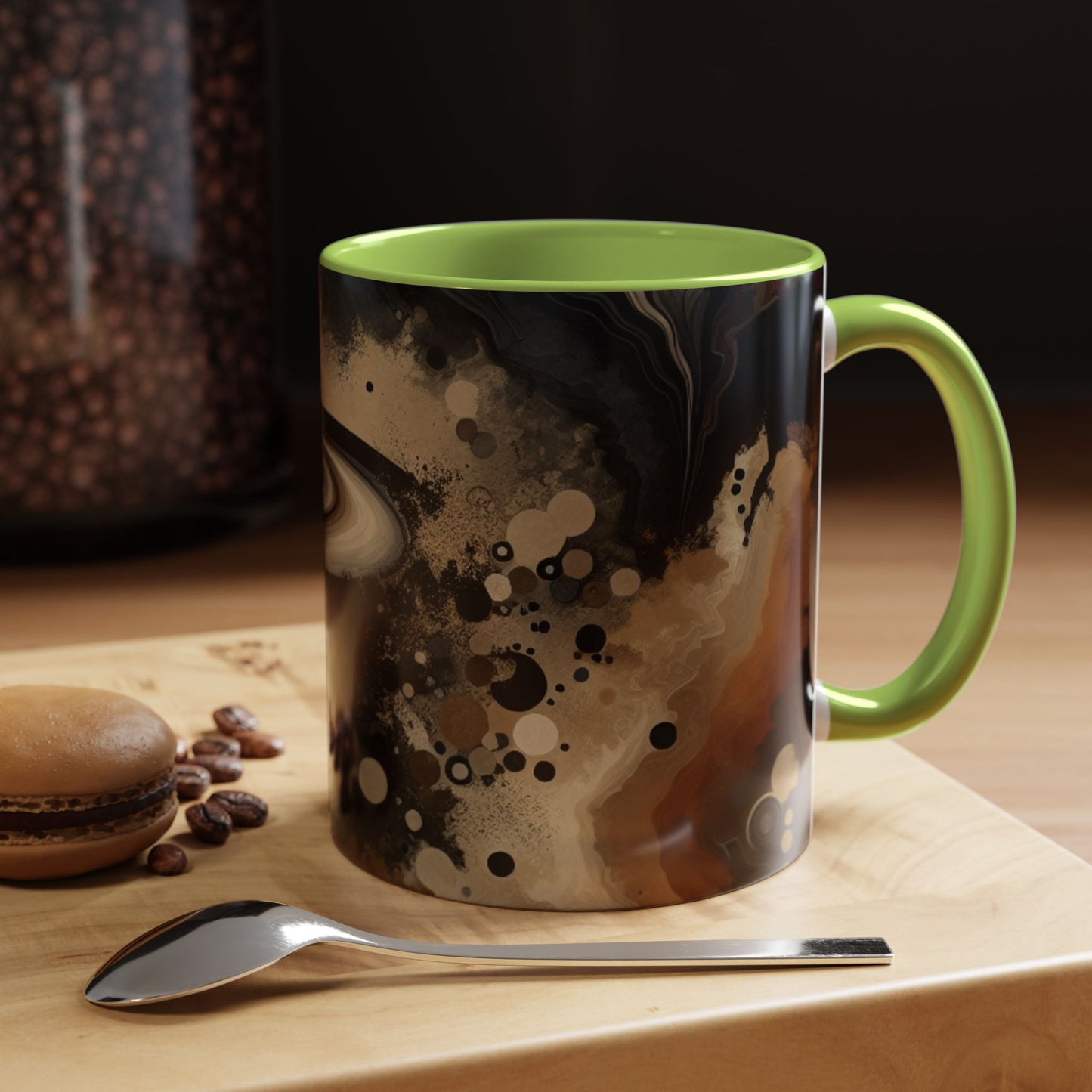 Stylish Abstract Coffee Mug | Unique Artful Cup | Perfect Gift for Coffee Lovers, Home Decor, Office, Birthdays