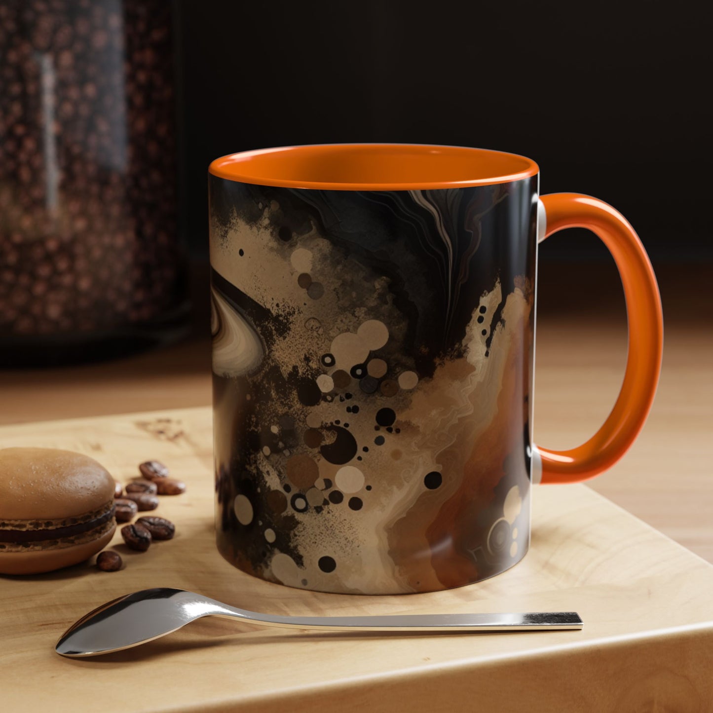 Stylish Abstract Coffee Mug | Unique Artful Cup | Perfect Gift for Coffee Lovers, Home Decor, Office, Birthdays