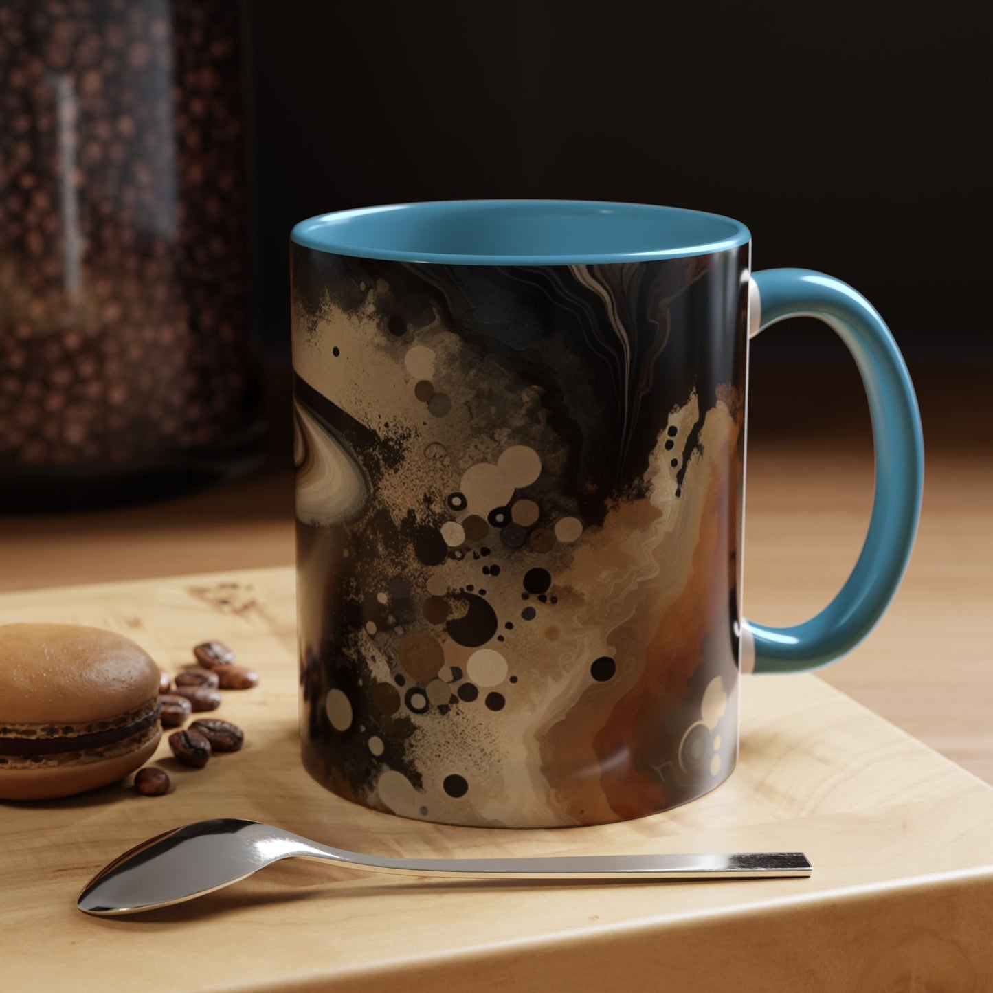 Stylish Abstract Coffee Mug | Unique Artful Cup | Perfect Gift for Coffee Lovers, Home Decor, Office, Birthdays