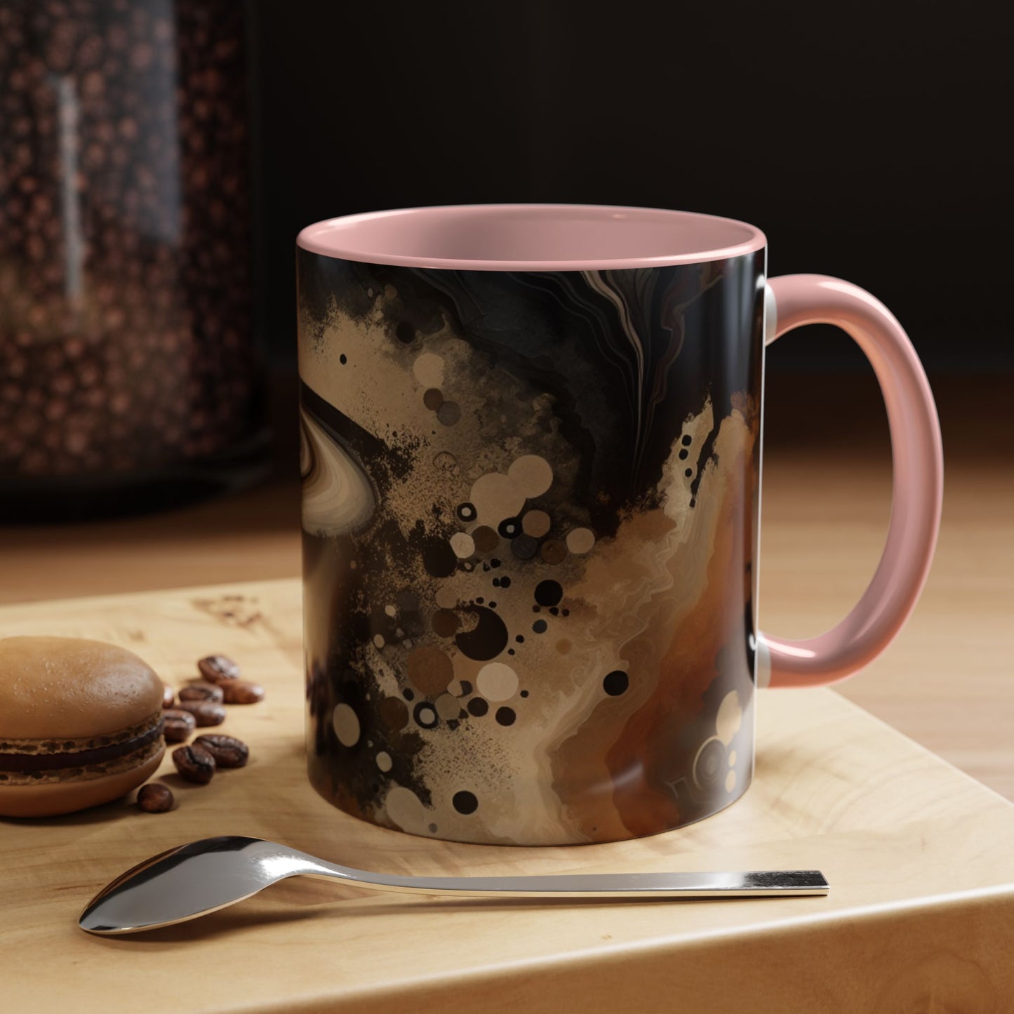 Stylish Abstract Coffee Mug | Unique Artful Cup | Perfect Gift for Coffee Lovers, Home Decor, Office, Birthdays