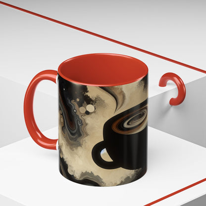 Stylish Abstract Coffee Mug | Unique Artful Cup | Perfect Gift for Coffee Lovers, Home Decor, Office, Birthdays