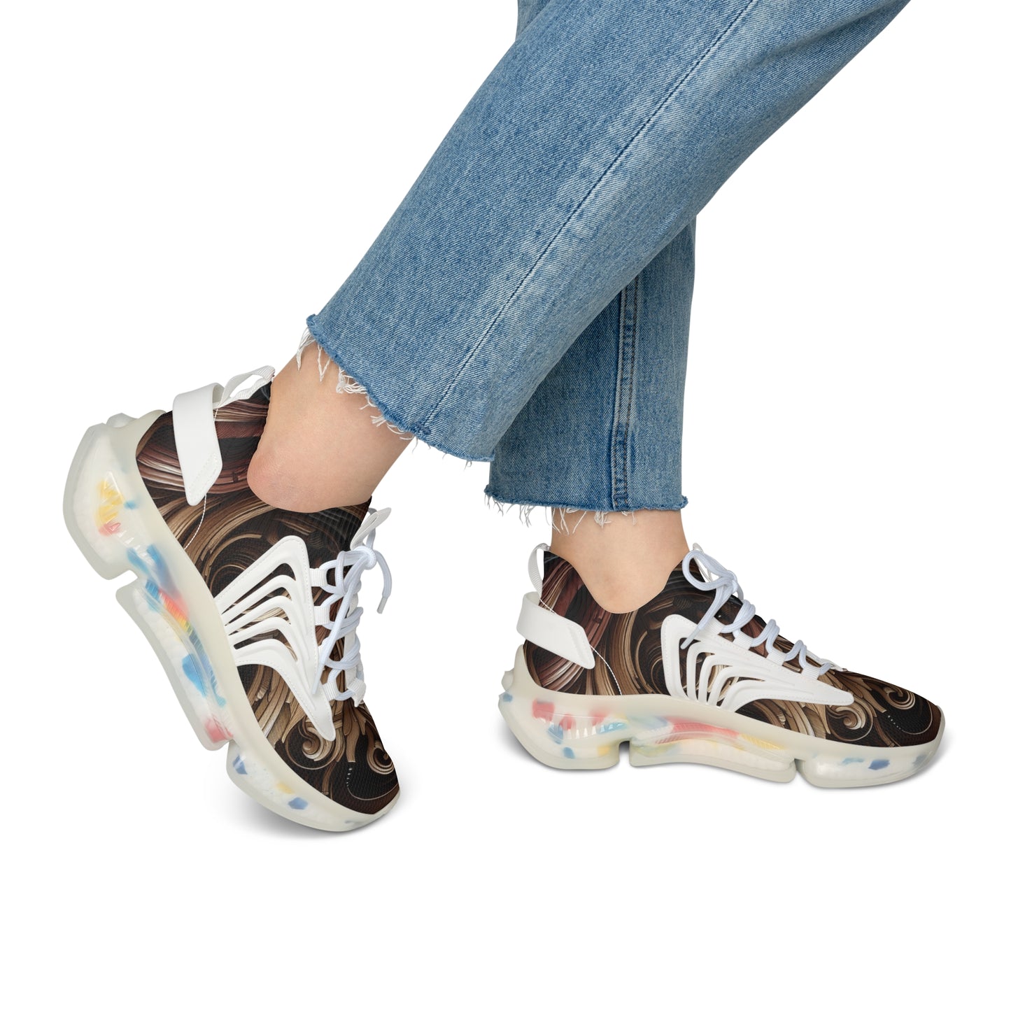 Stylish Women's Mesh Sneakers with Unique Swirl Design | Lightweight Athletic Shoes, Trendy Footwear, Casual Sneakers, Fashion [...]