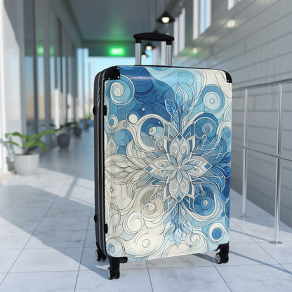 Stylish Travel Suitcase with Unique Floral Design, Luggage Bag, Weekender, Gift for Travelers, Vacation Essentials