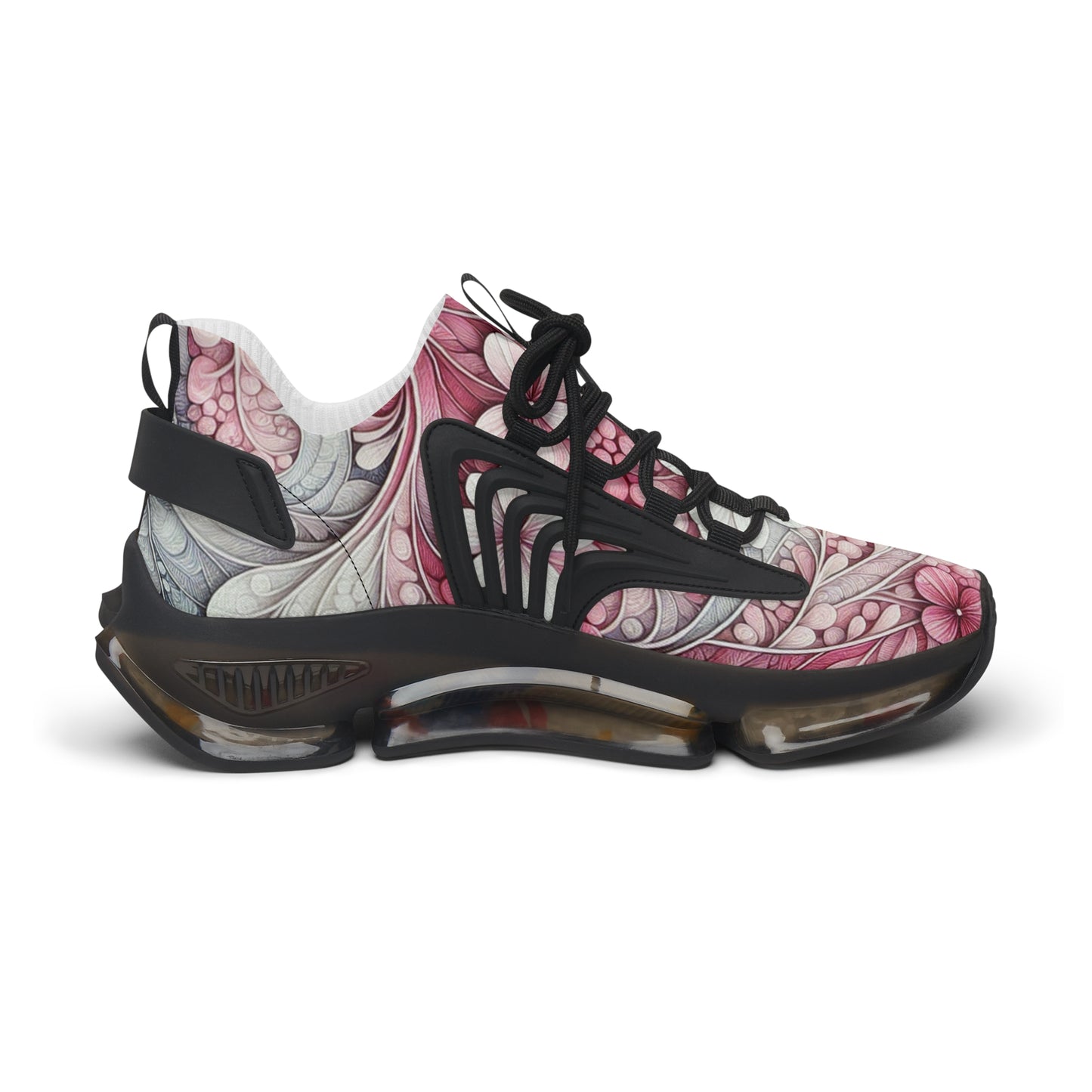 Stylish Floral Women's Mesh Sneakers - Trendy Athletic Shoes, Casual Footwear, Gift for Her, Summer Style, Lightweight Sneakers
