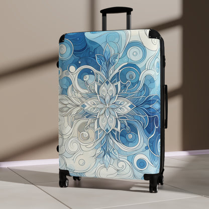 Stylish Travel Suitcase with Unique Floral Design, Luggage Bag, Weekender, Gift for Travelers, Vacation Essentials