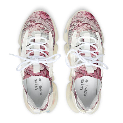 Stylish Floral Women's Mesh Sneakers - Trendy Athletic Shoes, Casual Footwear, Gift for Her, Summer Style, Lightweight Sneakers