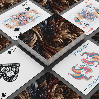 Intricate Design Poker Playing Cards - Unique Gift for Gamers, Family Game Night, Card Collectors, Poker Lovers, Casino Decor