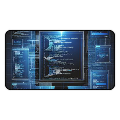 Tech-Themed Desk Mat, Gaming Mouse Pad, Computer Accessories, Perfect Gift for Programmers, Home Office Decor