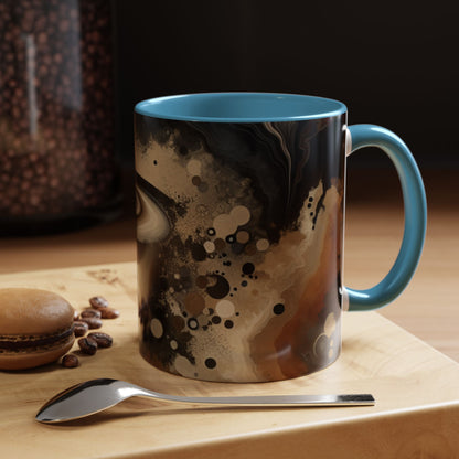 Stylish Abstract Coffee Mug | Unique Artful Cup | Perfect Gift for Coffee Lovers, Home Decor, Office, Birthdays