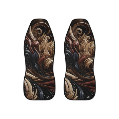 Stylish Car Seat Covers with Elegant Abstract Design, Vehicle Accessories, Auto Interior Decor, Gift for Car Lovers, Road Trip Essentials