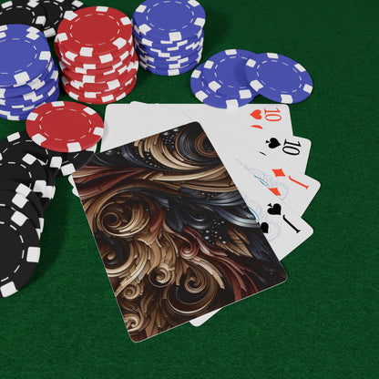 Intricate Design Poker Playing Cards - Unique Gift for Gamers, Family Game Night, Card Collectors, Poker Lovers, Casino Decor