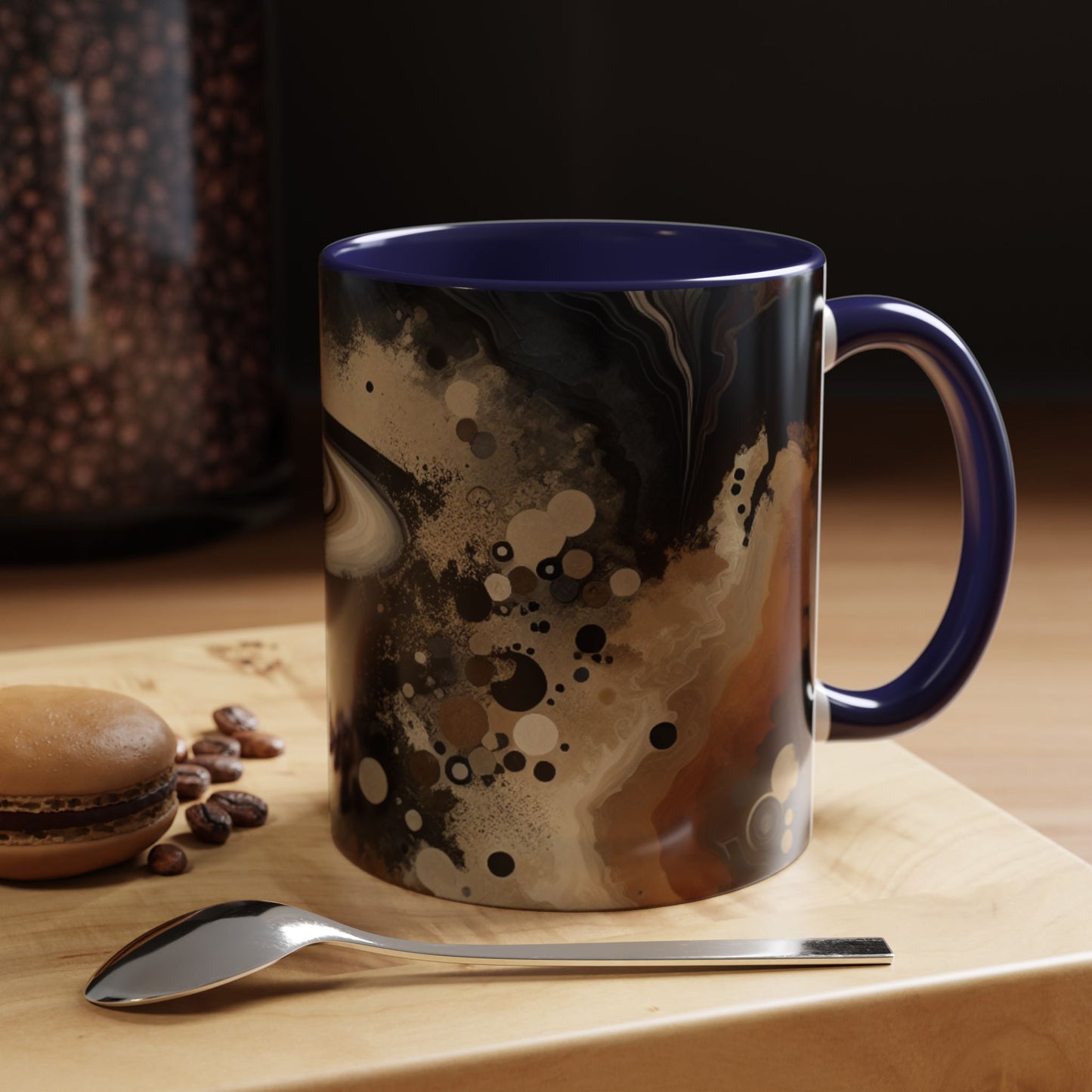 Stylish Abstract Coffee Mug | Unique Artful Cup | Perfect Gift for Coffee Lovers, Home Decor, Office, Birthdays
