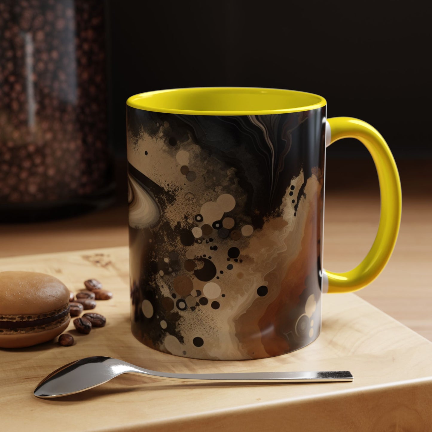 Stylish Abstract Coffee Mug | Unique Artful Cup | Perfect Gift for Coffee Lovers, Home Decor, Office, Birthdays