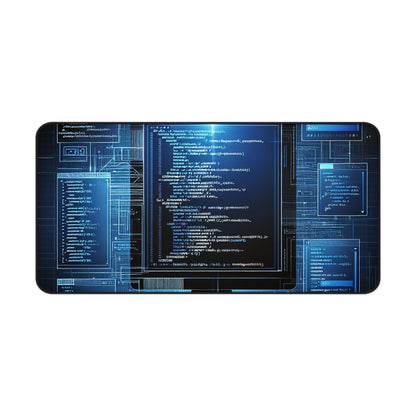 Tech-Themed Desk Mat, Gaming Mouse Pad, Computer Accessories, Perfect Gift for Programmers, Home Office Decor
