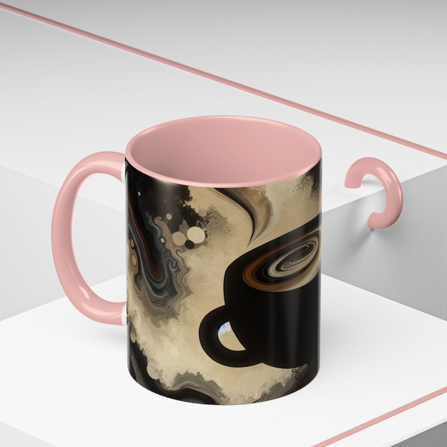 Stylish Abstract Coffee Mug | Unique Artful Cup | Perfect Gift for Coffee Lovers, Home Decor, Office, Birthdays