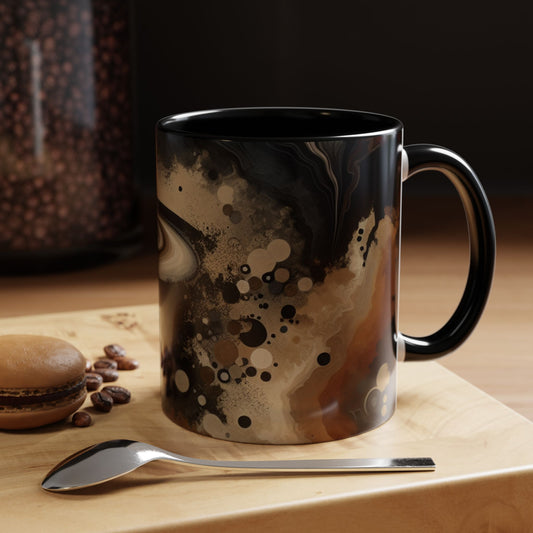 Stylish Abstract Coffee Mug | Unique Artful Cup | Perfect Gift for Coffee Lovers, Home Decor, Office, Birthdays